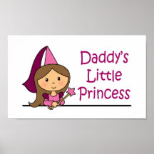 La pequeña princesa del papá impresiones