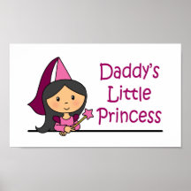 La pequeña princesa del papá impresiones