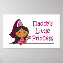 La pequeña princesa del papá posters