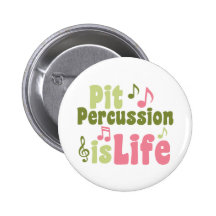 La percusión del hoyo es vida pins