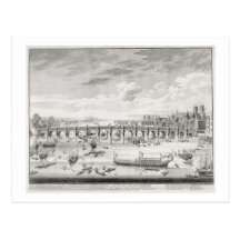 La perspectiva suroriental del puente de Westminst Postales