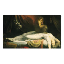 La pesadilla, Henry Fuseli Tarjetas De Visita