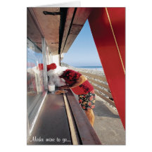 ¡La petición de Santa en la ventana… "hace los mío Felicitacion