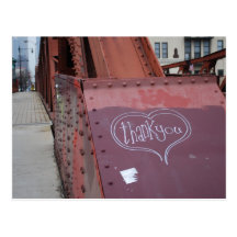 La pintada urbana le agradece postal