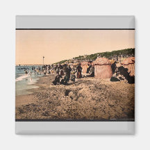 La playa en el baño del tiempo, Trouville, vinta d Imanes