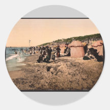 La playa en el baño del tiempo, Trouville, vinta d Etiqueta
