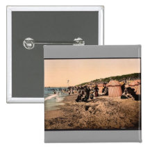 La playa en el baño del tiempo, Trouville, vinta d Pin