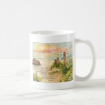 La playa fija el Salida del sol-Salmo 139 8x10 Taza