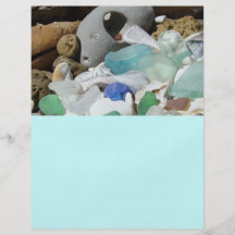 La playa temática de papel Seaglass de los aviador Flyer A Todo Color