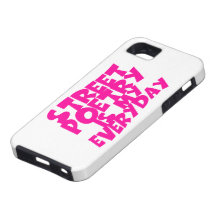 La poesía de la calle es mi diaria iPhone 5 Case-Mate cobertura