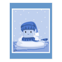 La postal del casquete glaciar