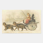 La postal del coche de PUrrfect Pegatina
