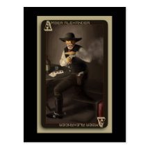 La postal vieja del Gunfighter