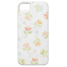 La primavera acolchada florece la caja del iPhone iPhone 5 Protector