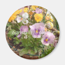 La primavera está en el aire imán de frigorifico