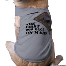 La primera cara del perro en Marte Ropa Macota