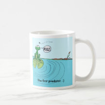 "La primera" taza blanca clásica despredadora