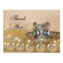 La princesa Diamond y perlas le agradece observar Tarjeta Postal