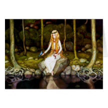 La princesa en el bosque tarjetón
