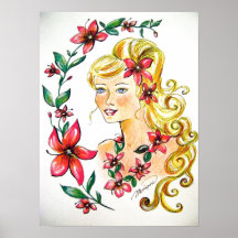 La princesa florece el poster