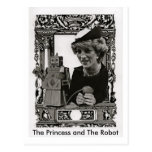 La princesa y el robot, tarjeta postal