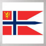 la principal defensa noruega, Noruega Poster