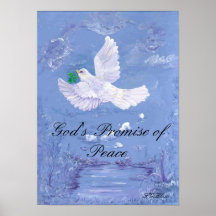 La promesa de dios de la paz poster