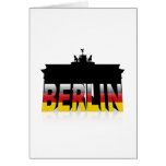 La puerta de Brandeburgo en Berlín (Alemania) Tarjetas