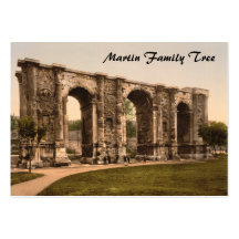 La puerta de Marte, Reims, Francia Tarjeta De Negocio