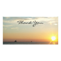 La puesta del sol le agradece Photocard Tarjetas Fotográficas