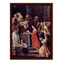 La purificación de la Virgen de Reni Guido Postal