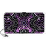 La púrpura bonita embutió diseño del modelo altavoces de viajar