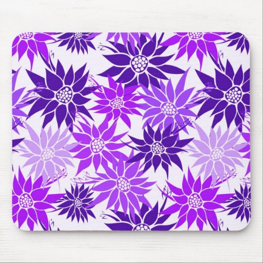 La púrpura florece Mousepad