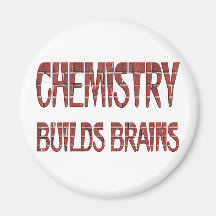 La química construye cerebros iman de nevera