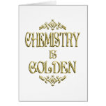 La QUÍMICA es de oro Tarjeta