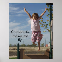 La quiropráctica hace que vuela poster