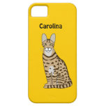 La raza del gato de Serengeti personalizó la caja  iPhone 5 Case-Mate Cobertura