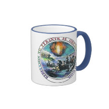La rebelión a los tiranos es obediencia a dios taza de café