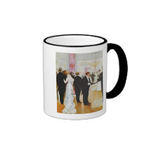 La recepción nupcial, c.1900 tazas de café