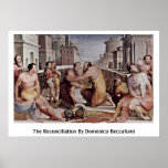La reconciliación de Domingo Beccafumi Poster