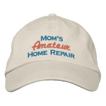 La reparación aficionada de la mamá gorra de beisbol bordada