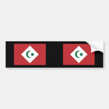 la república el Rif, Marruecos Etiqueta De Parachoque