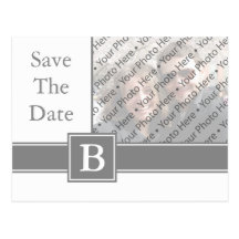 La reserva gris del boda de la foto la fecha invit
