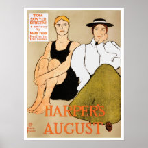 La revista agosto de Harper del nouveau del arte d Impresiones