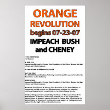 La revolución anaranjada comienza… posters