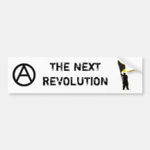 La revolución siguiente pegatina de parachoque
