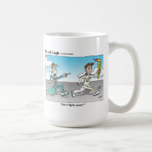 ¿La risa pasada - consiguió una luz, compañero? Taza