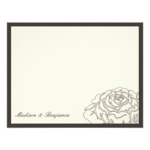 La rosaleda le agradece cardar - el carbón de leña invitacion personalizada