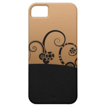 La rueda moderna del diente del remolino del vecto iPhone 5 Case-Mate protectores