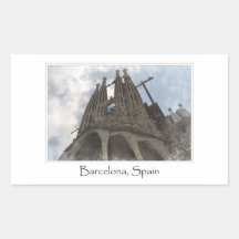 La Sagrada Familia en Barcelona España Pegatinas